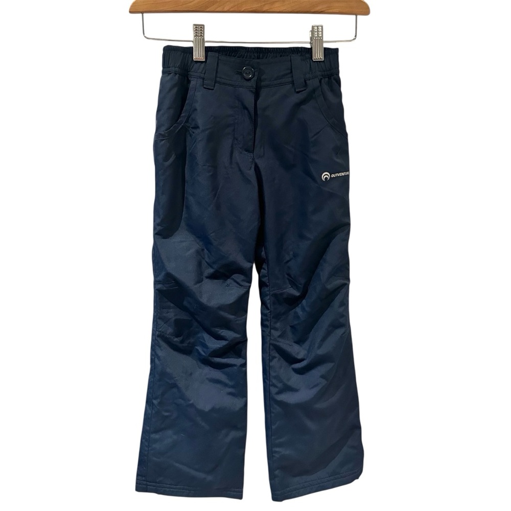 Outventure Adjustable Navy Blue‎ Fleece Lined Snow Pants Size 6